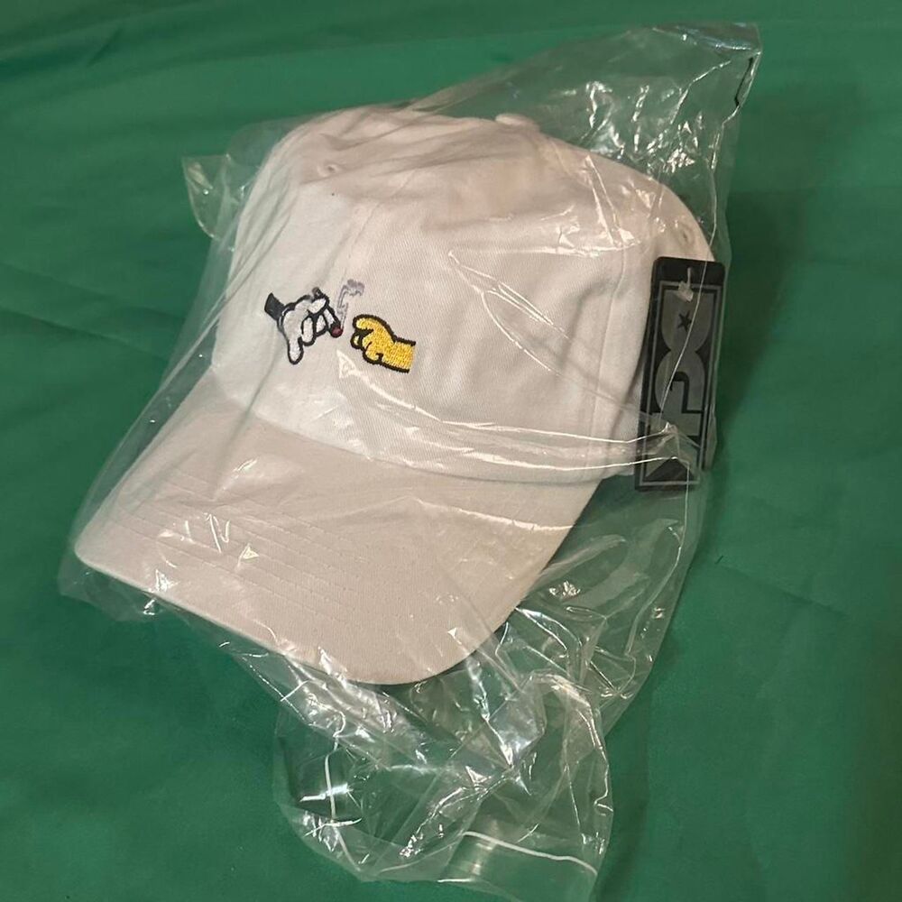 Dgk Men's White and Cream Hat